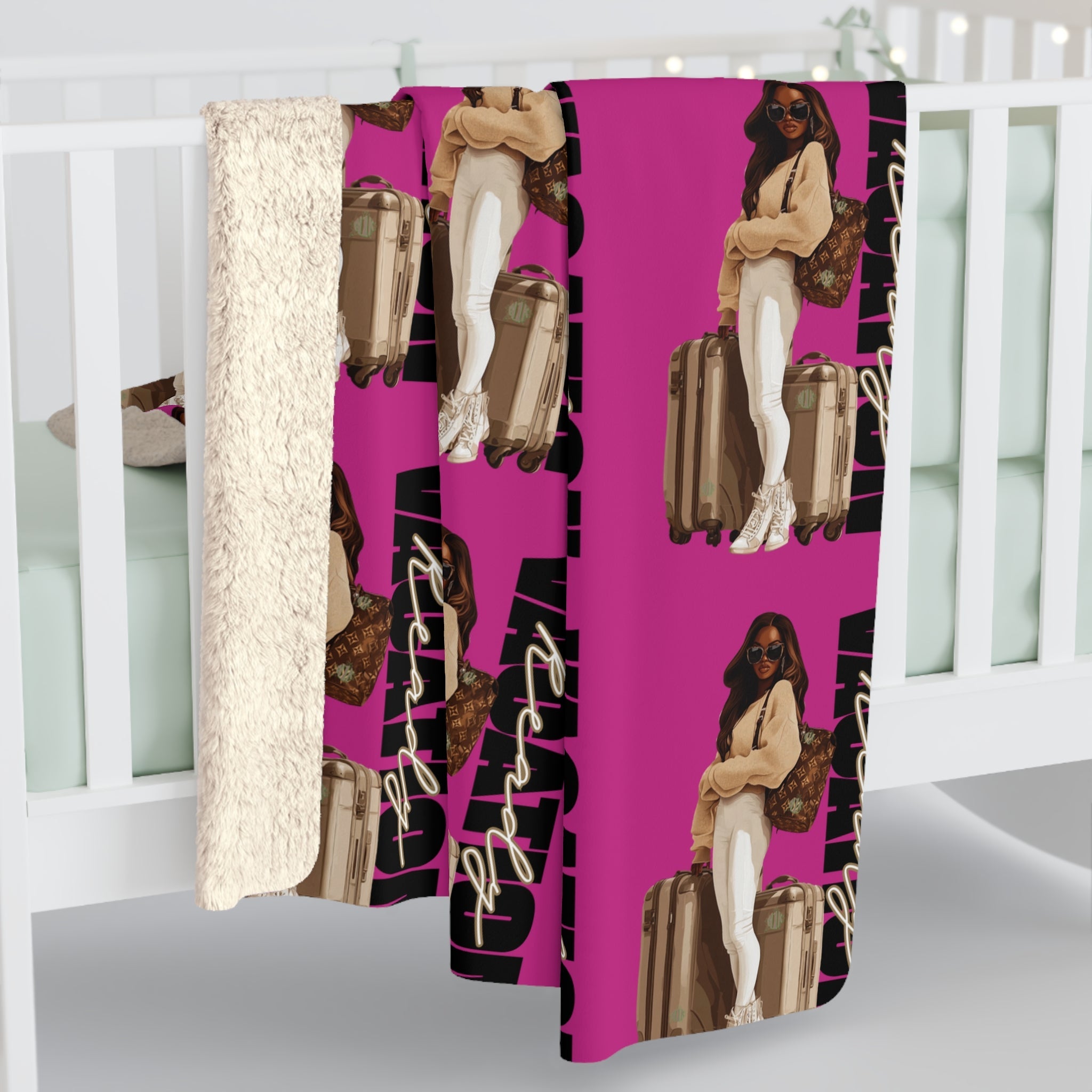 Vacation Ready Sherpa Fleece Blanket